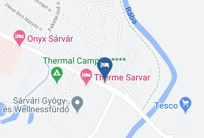 Sarvar - Korona Pension And Cafe Maps