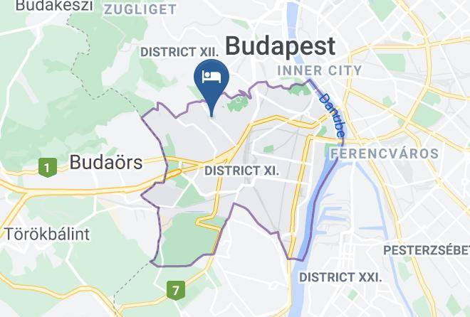 Budapest 11 Kerulet - Korona Pension Hotel Budapest Maps