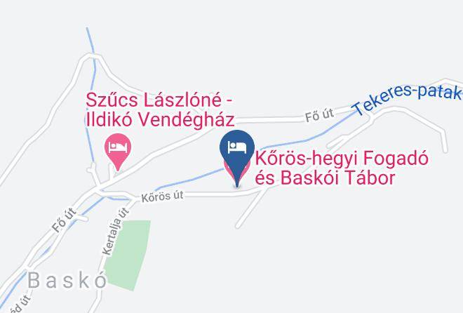 Koros Hegyi Fogado Es Baskoi Tabor Map