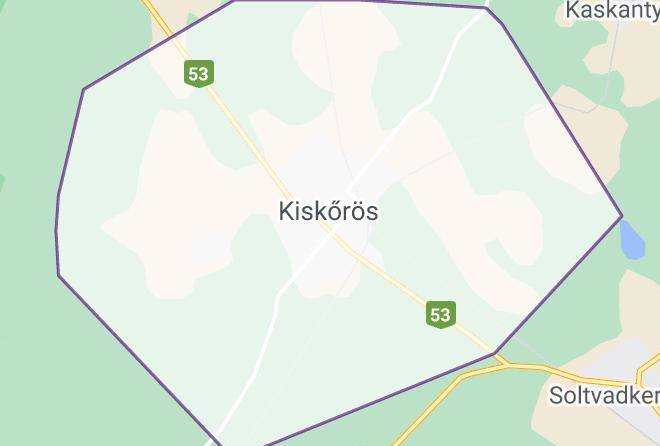 Kiskoros - Koros Tanker Kft Maps