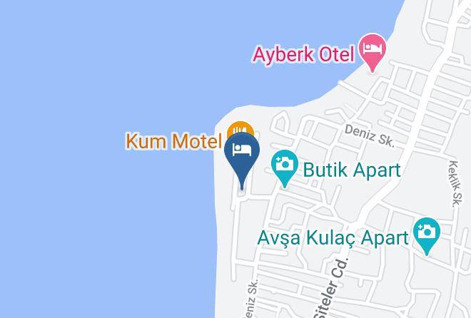 Korsan Cafe Motel Map