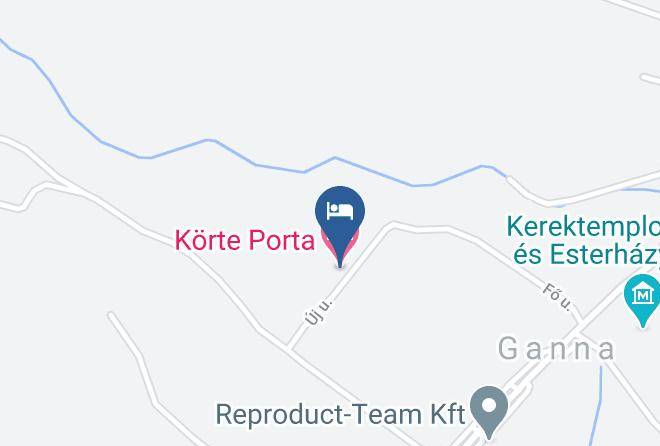 Ganna - Korte Porta Vendeghaz Maps