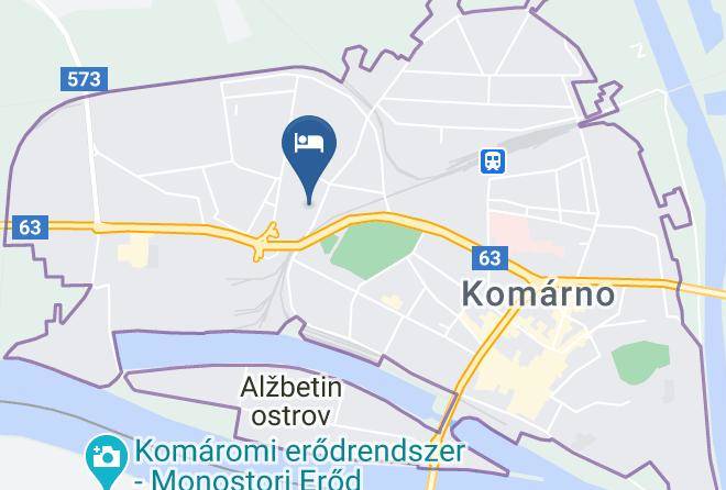 Komarno - Kortina Restaurant & Relax Centre Maps