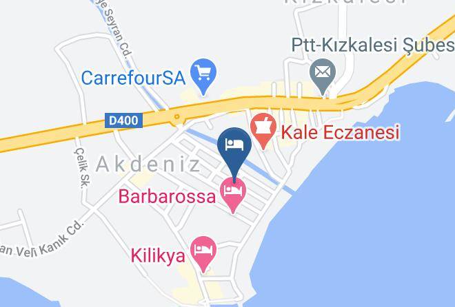 Erdemli - Korykos Hotel Maps