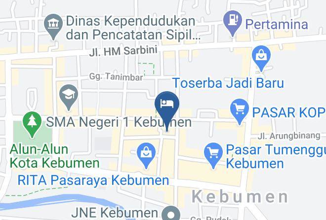 Kebumen Regency - Kos Kosan Kebumen Bapak Totok Maps
