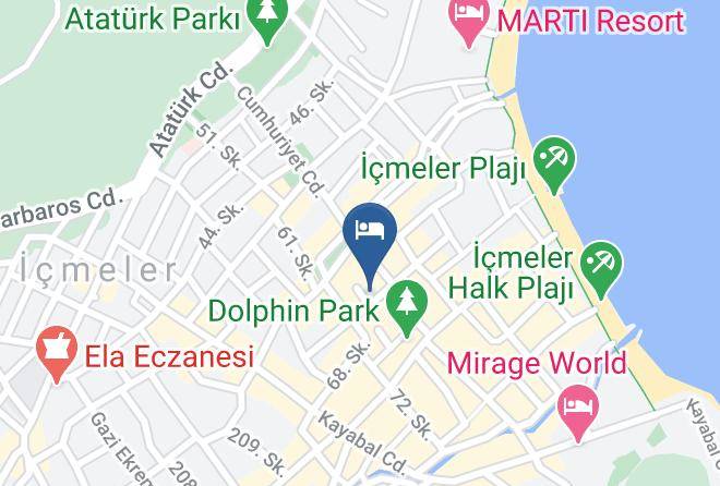 Marmaris - Kosa Hotel Maps