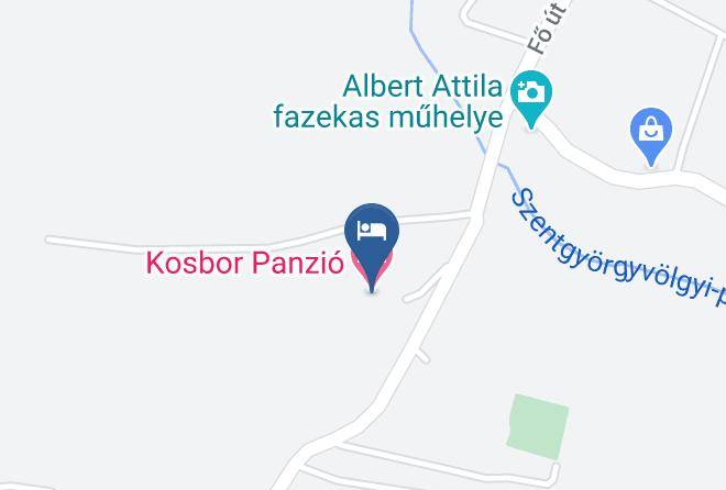Magyarszombatfa - Kosbor Panzio Maps