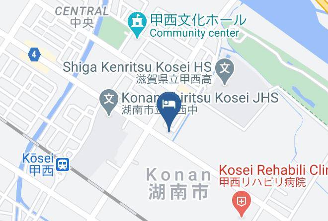 Konan City - Kosei Art Hotel Maps