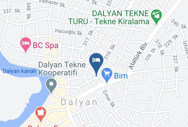 Ortaca - Kosem Pansiyon Maps