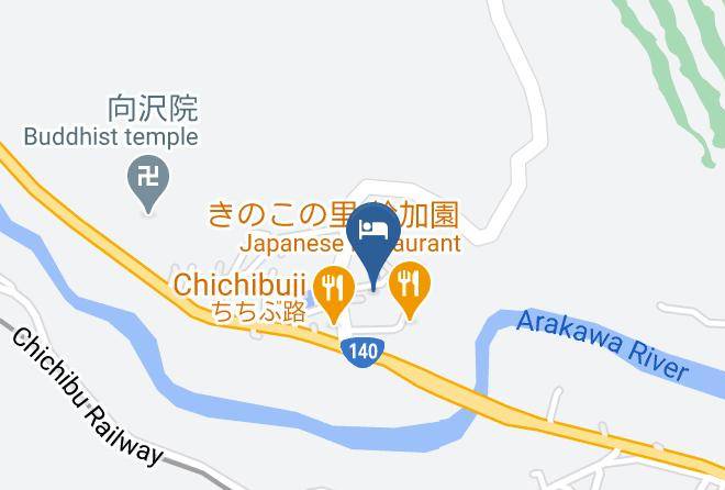 Chichibu City - Kosen Maruyama Ryokan Maps