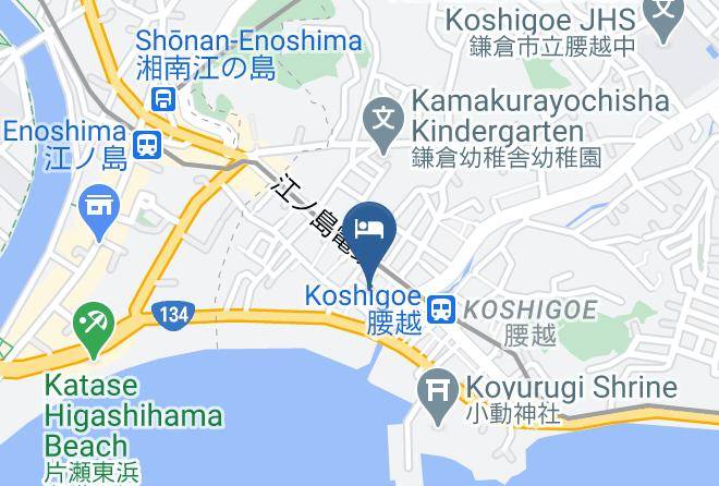 Kamakura City - Koshigoe Seaside Inn Maps