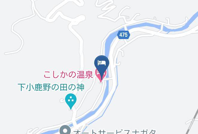 Koshikano Hot Spring Map