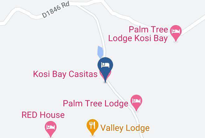 Umkhanyakude - Kosi Bay Casitas Maps