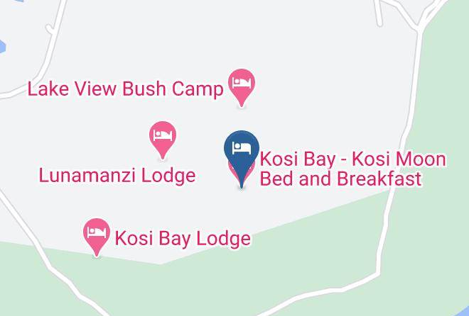 Umkhanyakude - Kosi Bay Kosi Moon Bed And Breakfast Maps