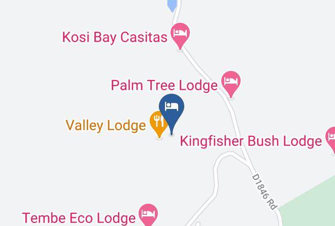 Umkhanyakude - Kosi Bay Valley Lodge Maps