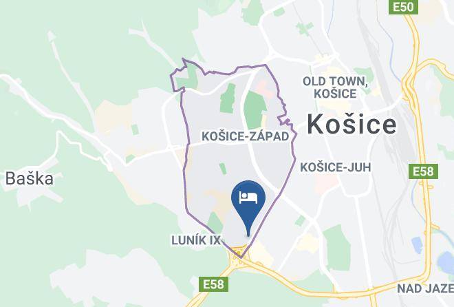 Kosice Zapad - Kosice Hotel Maps