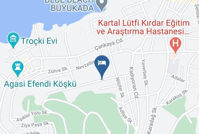 Adalar - Kosk Orman Hotel Maps
