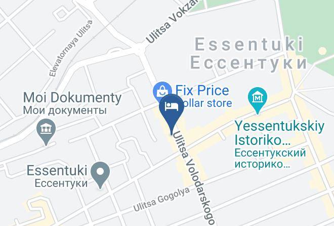 Yessentuki - Kosmos Mini Hotel Maps