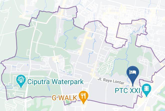 Kota Surabaya - Kost 48 Near Ptc Supermall Pakuwon Mall Surabaya Barat Maps