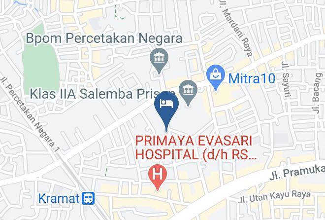 Central Jakarta - Kost Amanah Maps