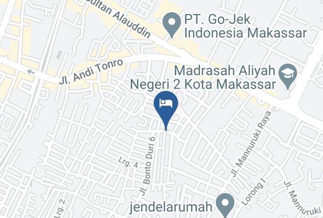 Makassar - Kost Andi Tonro Maps