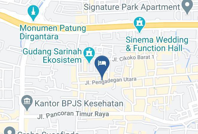Jakarta Selatan - Kost Asri Putri Pancoran Maps