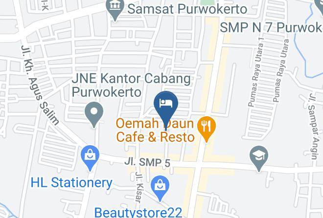Banyumas Regency - Kost Cemara Maps