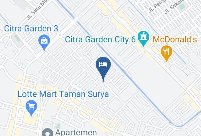West Jakarta - Kost Citra Mandiri Maps