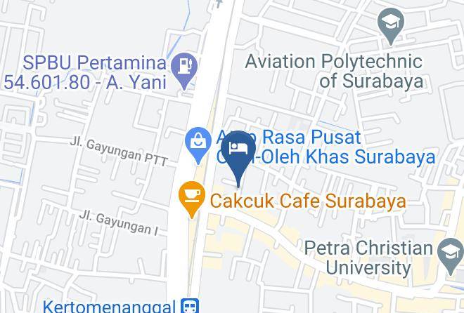 Kota Surabaya - Kost Eksekutif Graha Indah Maps