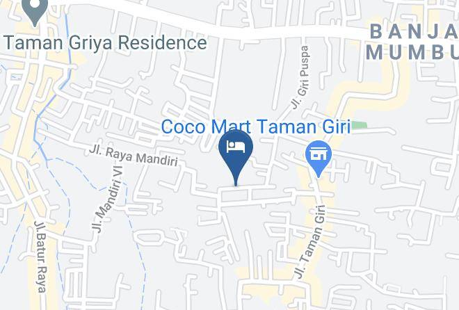 Badung Regency - Kost Giri Puspa Maps