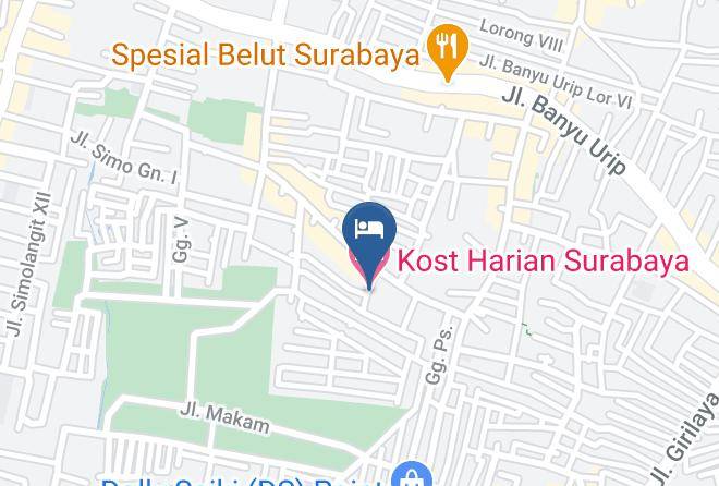 Kota Surabaya - Kost Harian Surabaya Maps