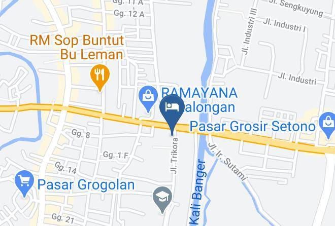 Kota Pekalongan - Kost Hotel Pekalongan Maps