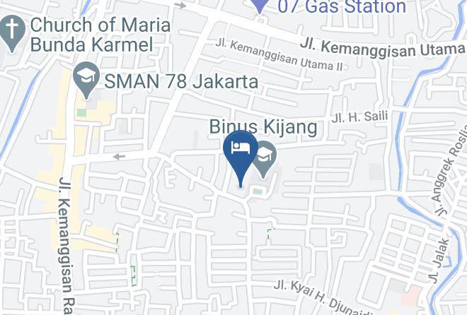 West Jakarta - Kost Kemanggisan Ilir Tiga 55 Jakarta Maps