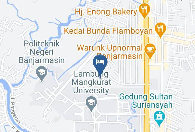 Banjarmasin - Kost Pondokan Rahayu Syariah Maps