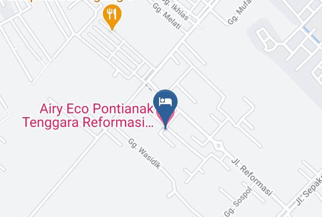 Kota Pontianak - Kost Puri Asri Reformasi Maps