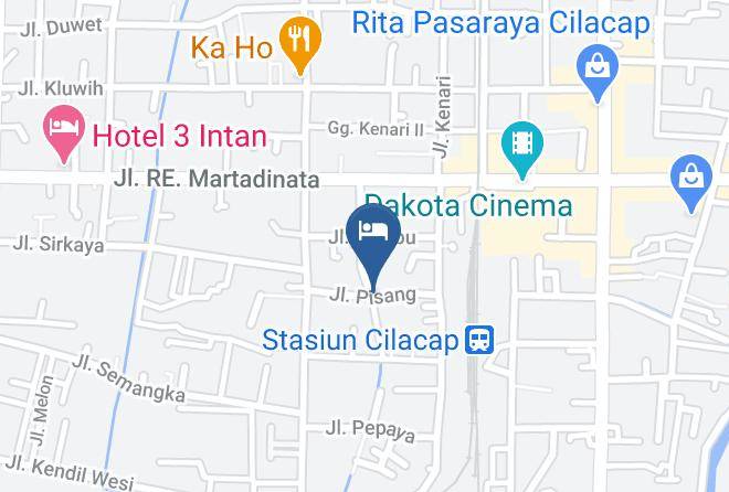 Cilacap Regency - Kost Rifdillah Anugrah Maps
