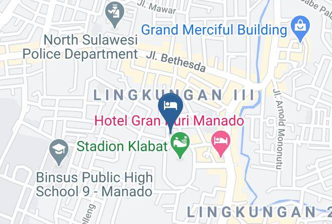 Kota Manado - Kost Waraney Maps