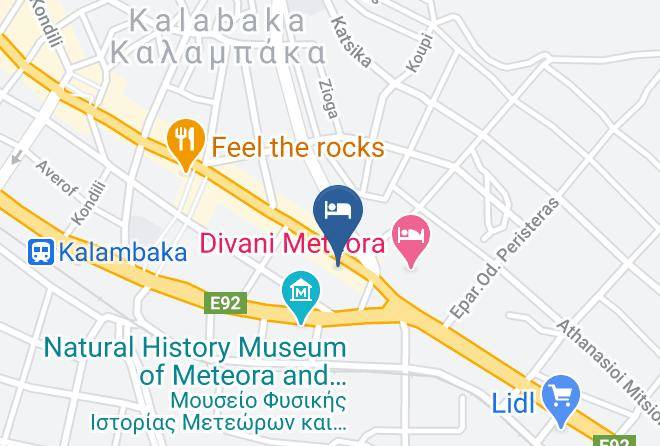 Trikala - Kosta Famissi Hotel Maps