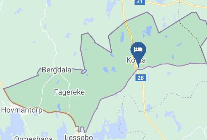 Lessebo - Kosta Lodge Maps