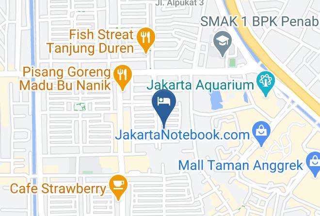 West Jakarta - Kostel Vandrelie Delima Tanjung Duren Maps