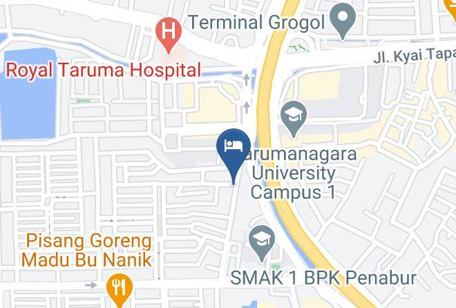 Kostella Tanjung Duren Map