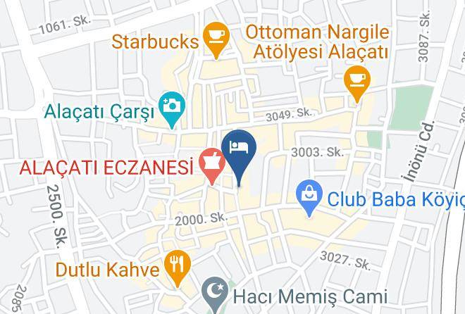 Cesme - Alacati Kostem Hotel Maps