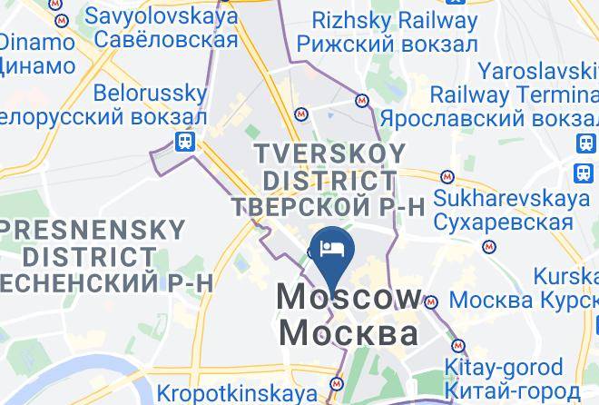 Moscow - Kosterev Hotel Moscow Maps