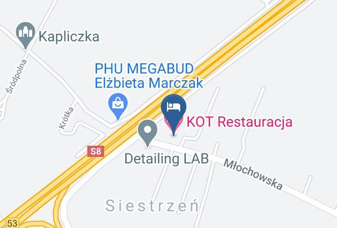 Kot Restauracja Hotel Map