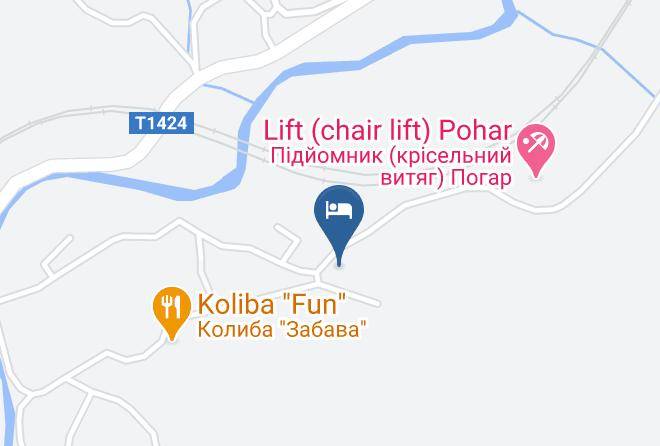 Skole Raion - Kotedzh Novynka Maps