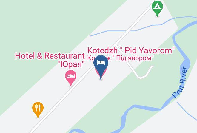 Yaremcha - Kotedzh Pid Yavorom Maps
