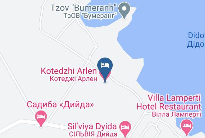 Berehove Raion - Kotedzhi Arlen Maps