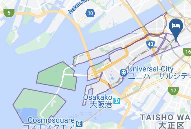 Osaka City Konohana Ward - Koti Sopo Universal Bay 1 By Liaison Maps