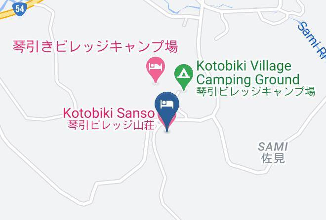 Iinan Towniishi District - Kotobiki Sanso Maps