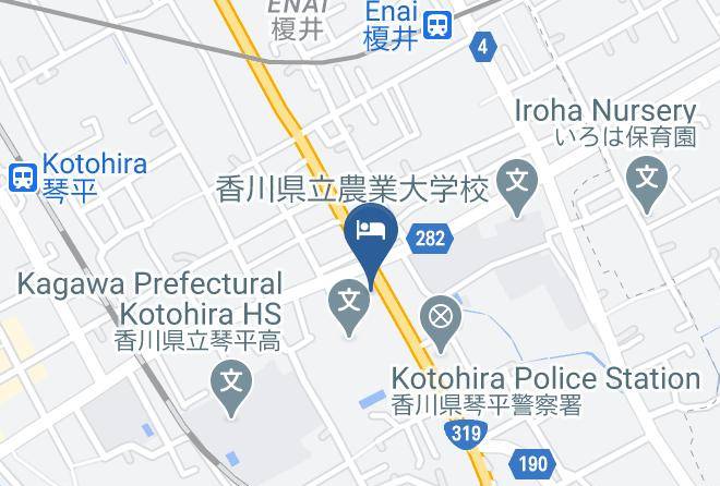 Kotohira Townnakatado District - Kotohira Park Hotel Maps